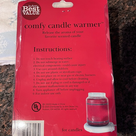2/$15 NEW! hand towel and candle warmer set - Picture 2 of 4